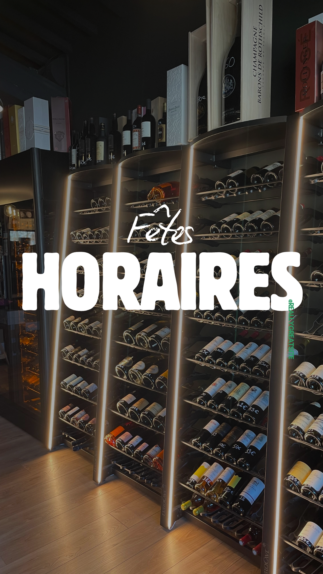 Nos horaires pendant les fêtes